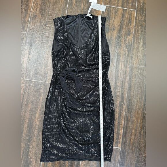 GRACE KARIN V Neck Sleeveless Sexy Ruched Wrap Party Club Cocktail Dresses sz L - Picture 7 of 16